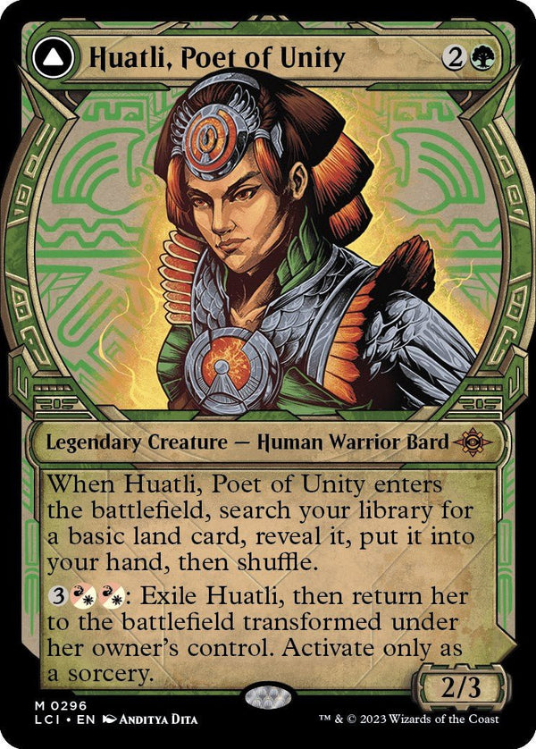 Huatli, Poet of Unity (Showcase) [LCI - 296] - Cartes Sportives Rive Sud