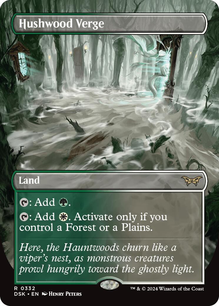 Hushwood Verge (Borderless) [DSK - 332] - Cartes Sportives Rive Sud