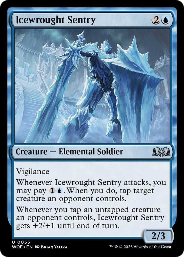 Icewrought Sentry [WOE - 55] - Cartes Sportives Rive Sud