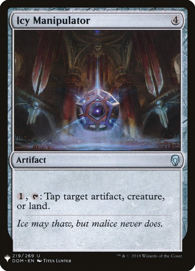 Icy Manipulator [LIST - 219] - Cartes Sportives Rive Sud