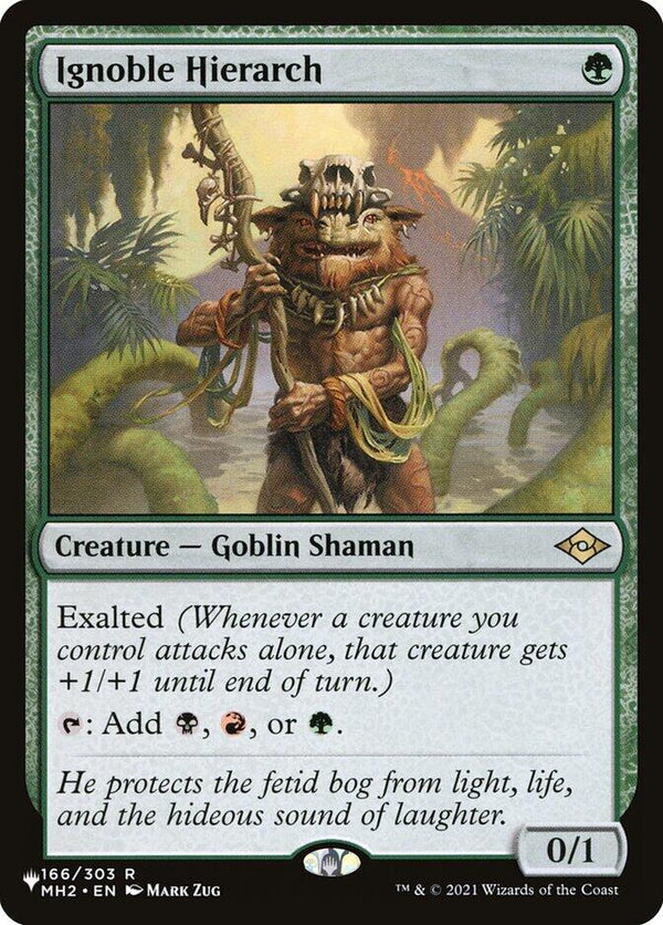 Ignoble Hierarch [LIST - 166/303] - Cartes Sportives Rive Sud