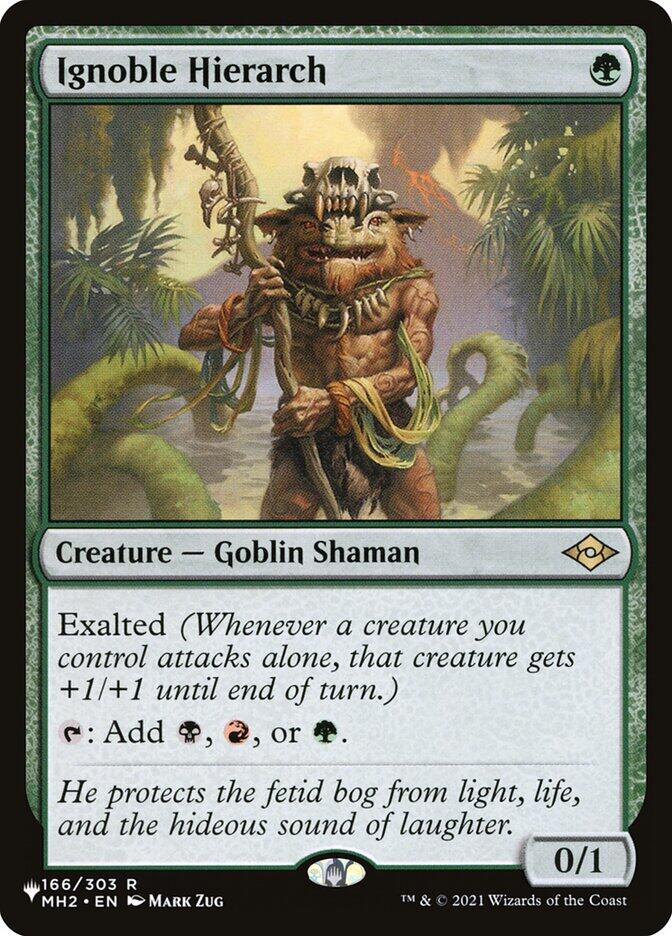 Ignoble Hierarch [LIST - 166/303] - Cartes Sportives Rive Sud