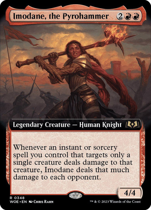 Imodane, the Pyrohammer (Extended Art) [WOE - 348] - Cartes Sportives Rive Sud