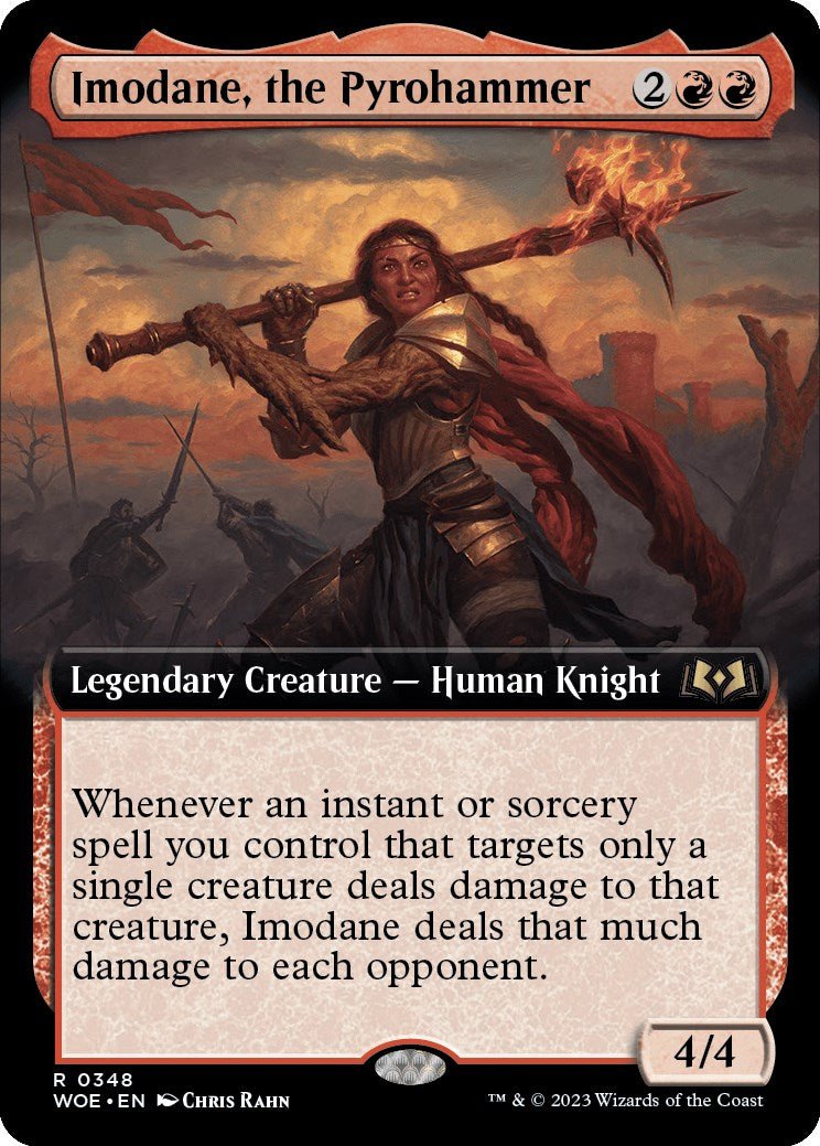 Imodane, the Pyrohammer (Extended Art) [WOE - 348] - Cartes Sportives Rive Sud