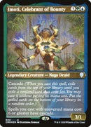 Imoti, Celebrant of Bounty (Foil Etched) [CMR - 600] - Cartes Sportives Rive Sud
