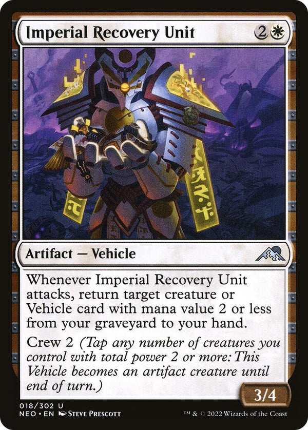 Imperial Recovery Unit [NEO - 18] - Cartes Sportives Rive Sud