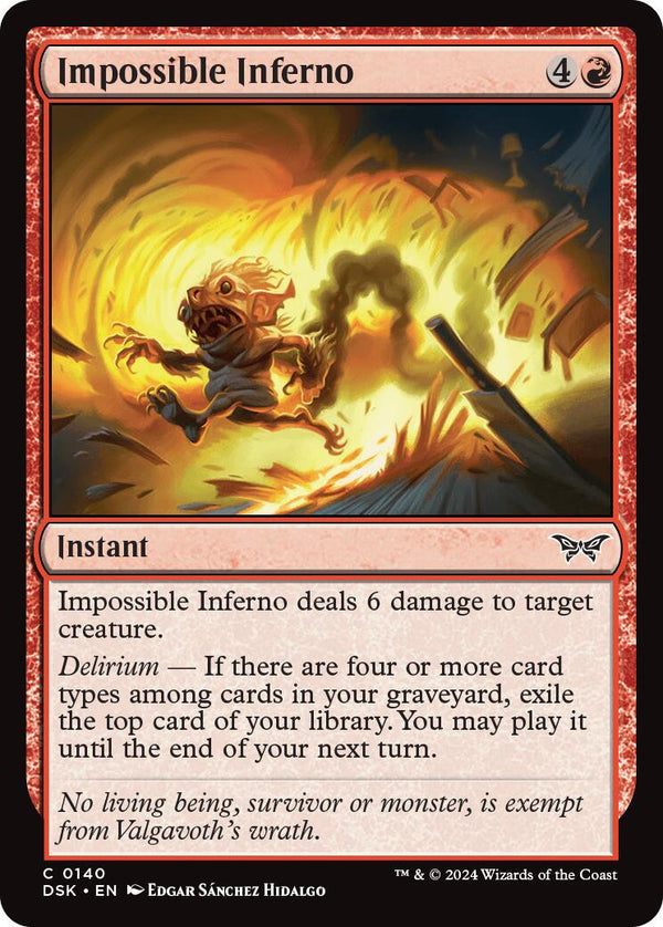 Impossible Inferno [DSK - 140] - Cartes Sportives Rive Sud