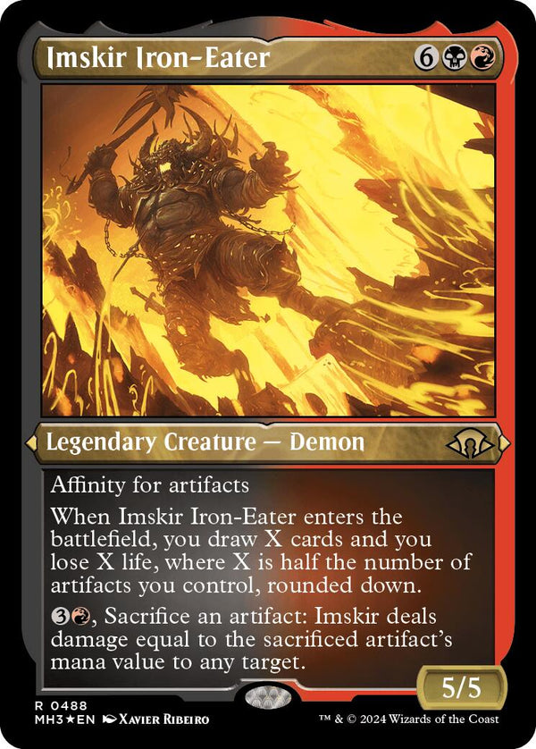 Imskir Iron - Eater (Foil Etched) [MH3 - 488] - Cartes Sportives Rive Sud
