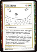 In Residence [CMB1] - Cartes Sportives Rive Sud