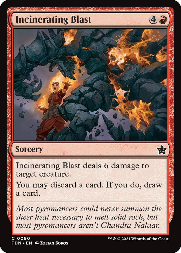 Incinerating Blast [FDN - 90] - Cartes Sportives Rive Sud