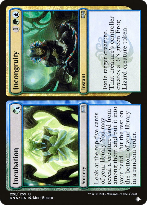 Incubation // Incongruity [LIST - 226/259] - Cartes Sportives Rive Sud