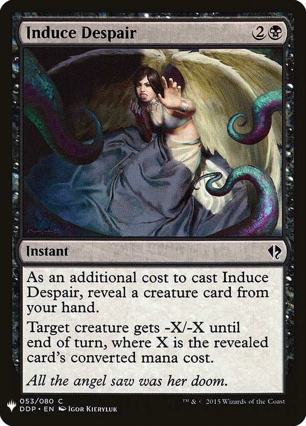 Induce Despair [LIST - 53] - Cartes Sportives Rive Sud