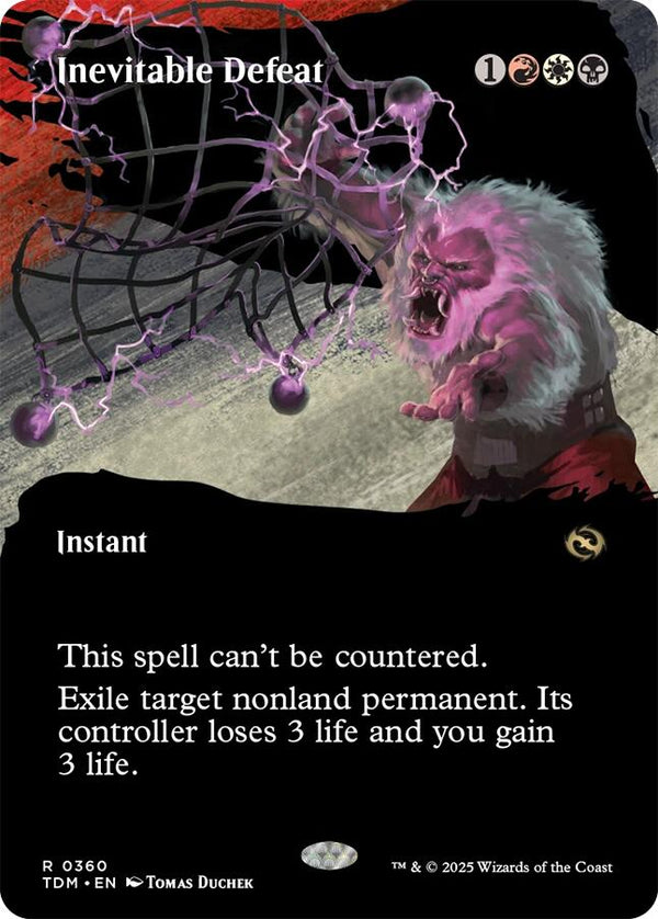 Inevitable Defeat (Borderless) - Cartes Sportives Rive Sud