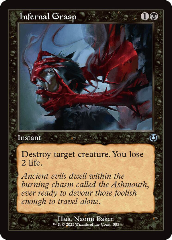 Infernal Grasp (Retro Frame) [INR - 385] - Cartes Sportives Rive Sud