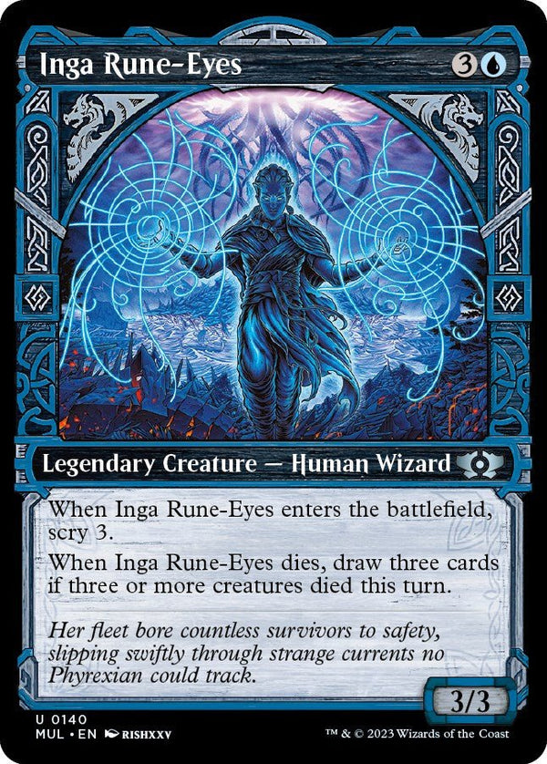 Inga Rune - Eyes (Halo Foil) [MUL - 140] - Cartes Sportives Rive Sud