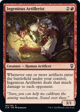 Ingenious Artillerist [CLB - 182] - Cartes Sportives Rive Sud