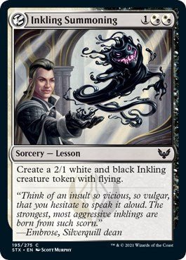 Inkling Summoning [STX - 195] - Cartes Sportives Rive Sud
