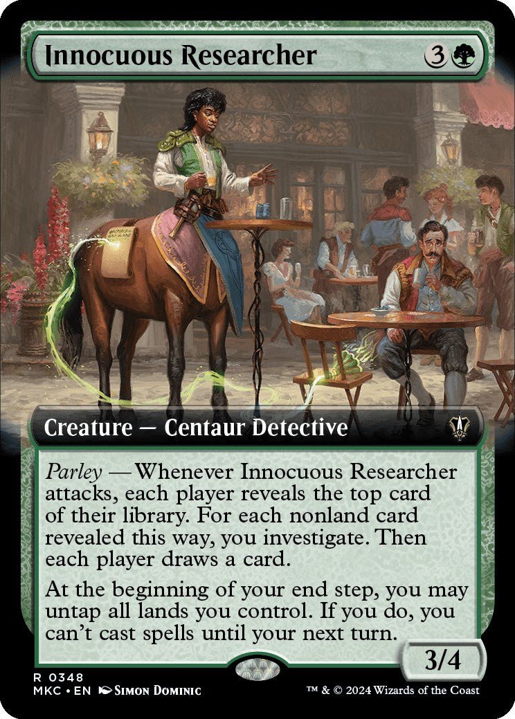 Innocuous Researcher (Extended Art) [MKC - 348] - Cartes Sportives Rive Sud