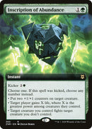 Inscription of Abundance (Extended Art) [ZNR - 360] - Cartes Sportives Rive Sud