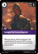 Insightful Investigator [UNL - 135/219] - Cartes Sportives Rive Sud