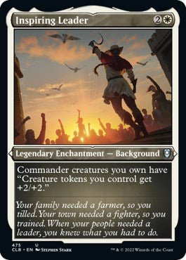 Inspiring Leader (Foil Etched) [CLB - 475] - Cartes Sportives Rive Sud