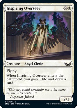 Inspiring Overseer [SNC - 18] - Cartes Sportives Rive Sud