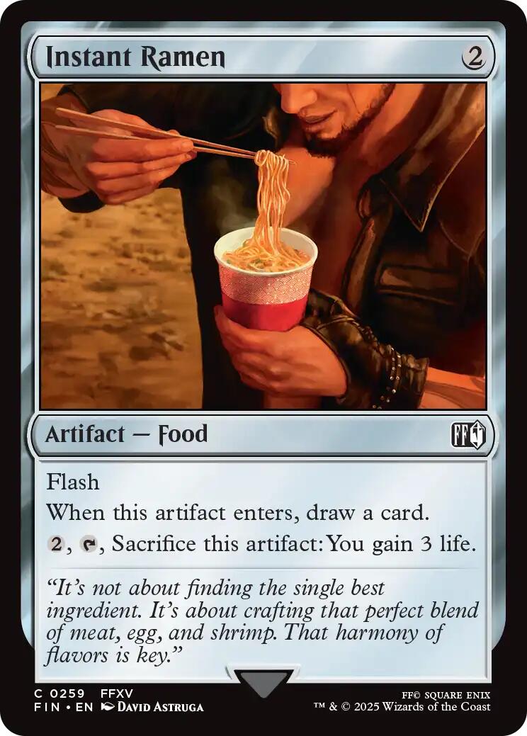 Instant Ramen [FIN - 259] - Cartes Sportives Rive Sud