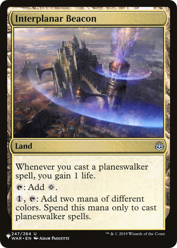 Interplanar Beacon [LIST - 247/264] - Cartes Sportives Rive Sud