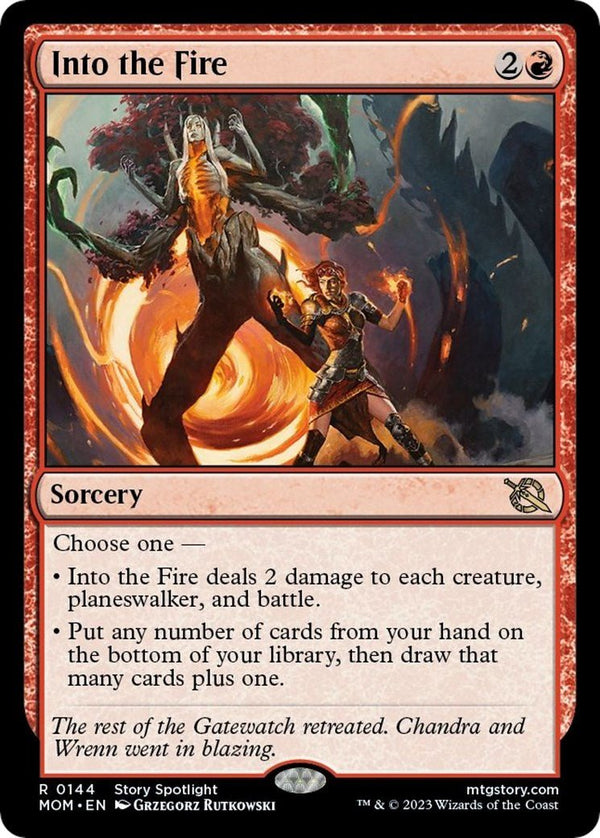 Into the Fire [MOM - 144] - Cartes Sportives Rive Sud