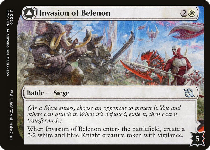 Invasion of Belenon [MOM - 20] - Cartes Sportives Rive Sud