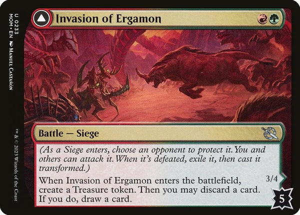 Invasion of Ergamon [MOM - 233] - Cartes Sportives Rive Sud