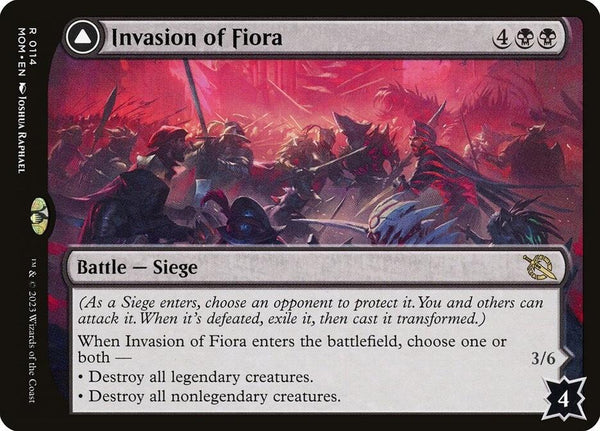 Invasion of Fiora [MOM - 114] - Cartes Sportives Rive Sud