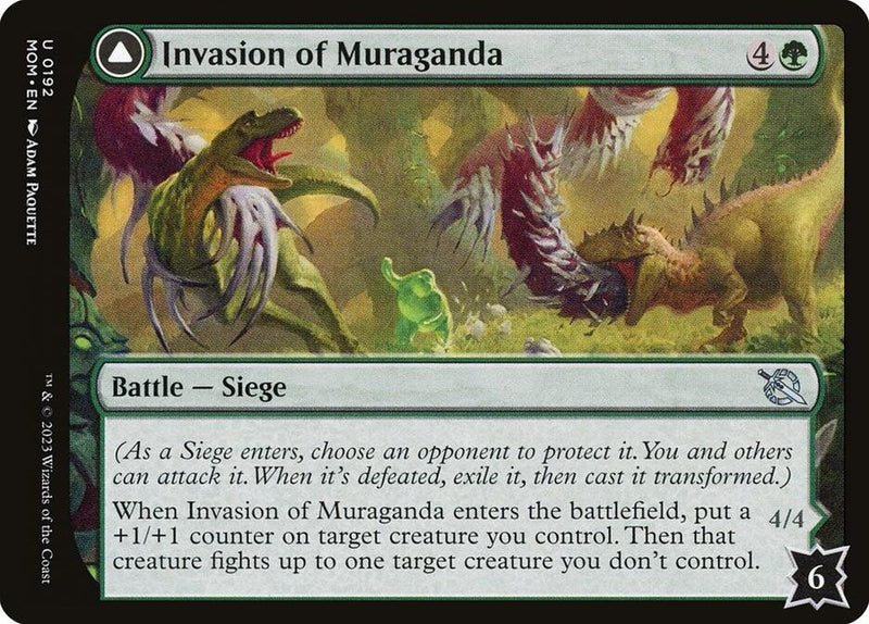 Invasion of Muraganda [MOM - 192] - Cartes Sportives Rive Sud