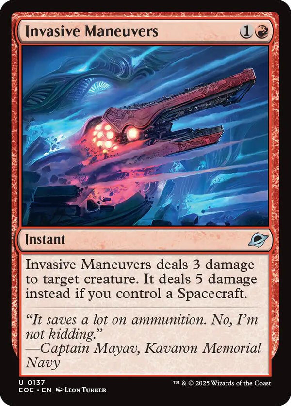 Invasive Maneuvers [EOE - 137] - Cartes Sportives Rive Sud