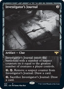 Investigator's Journal [DBL - 525] - Cartes Sportives Rive Sud