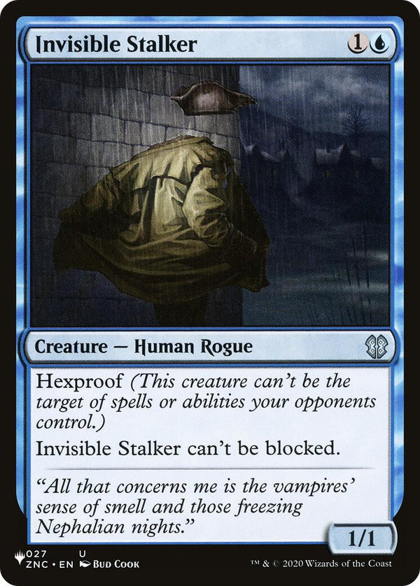 Invisible Stalker (ZNC) [LIST - 027] - Cartes Sportives Rive Sud