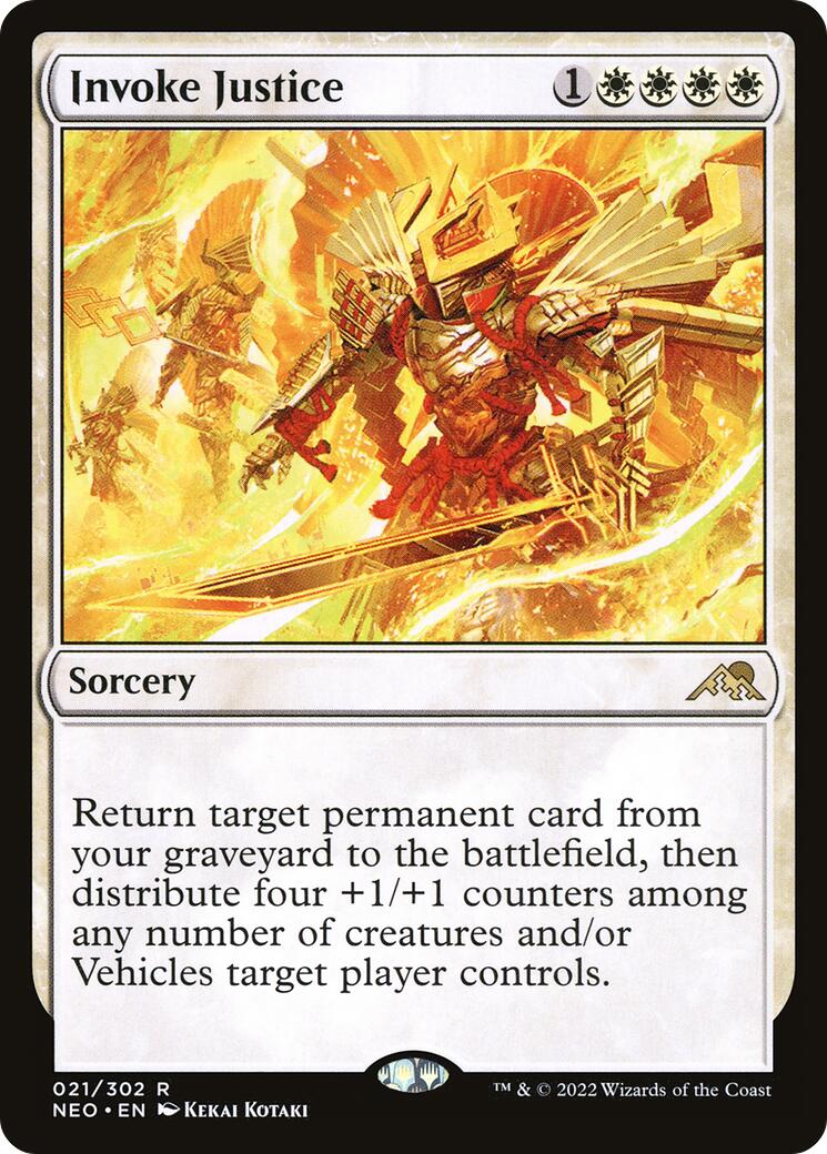 Invoke Justice [NEO - 21] - Cartes Sportives Rive Sud