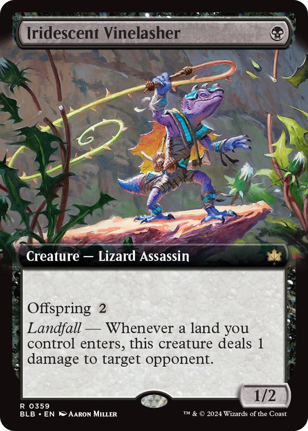 Iridescent Vinelasher (Extended Art) [BLB - 359] - Cartes Sportives Rive Sud