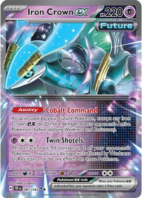Iron Crown ex - 081/162 [TEF - 081/162] - Cartes Sportives Rive Sud