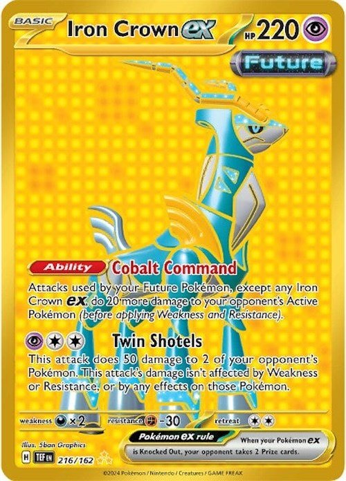 Iron Crown ex - 216/162 [TEF - 216] - Cartes Sportives Rive Sud