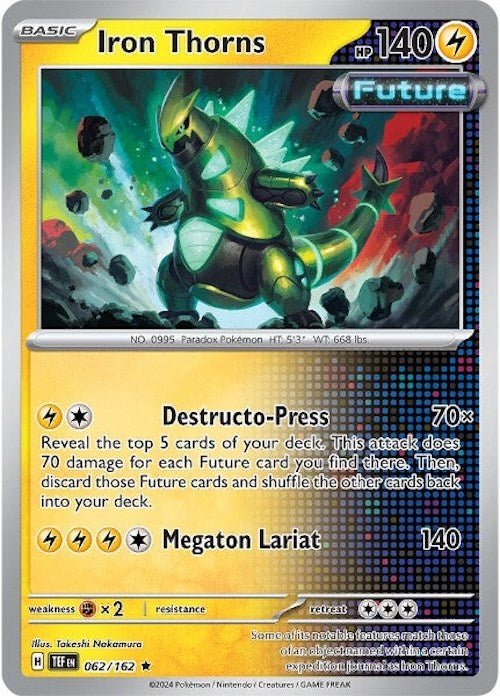 Iron Thorns [TEF - 062/162] - Cartes Sportives Rive Sud