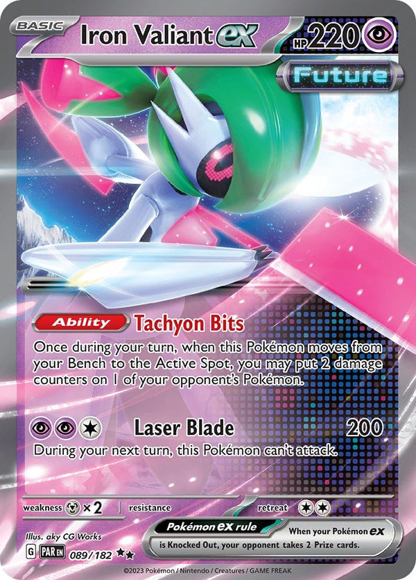 Iron Valiant ex - 089/182 [PAR - 089/182] - Cartes Sportives Rive Sud