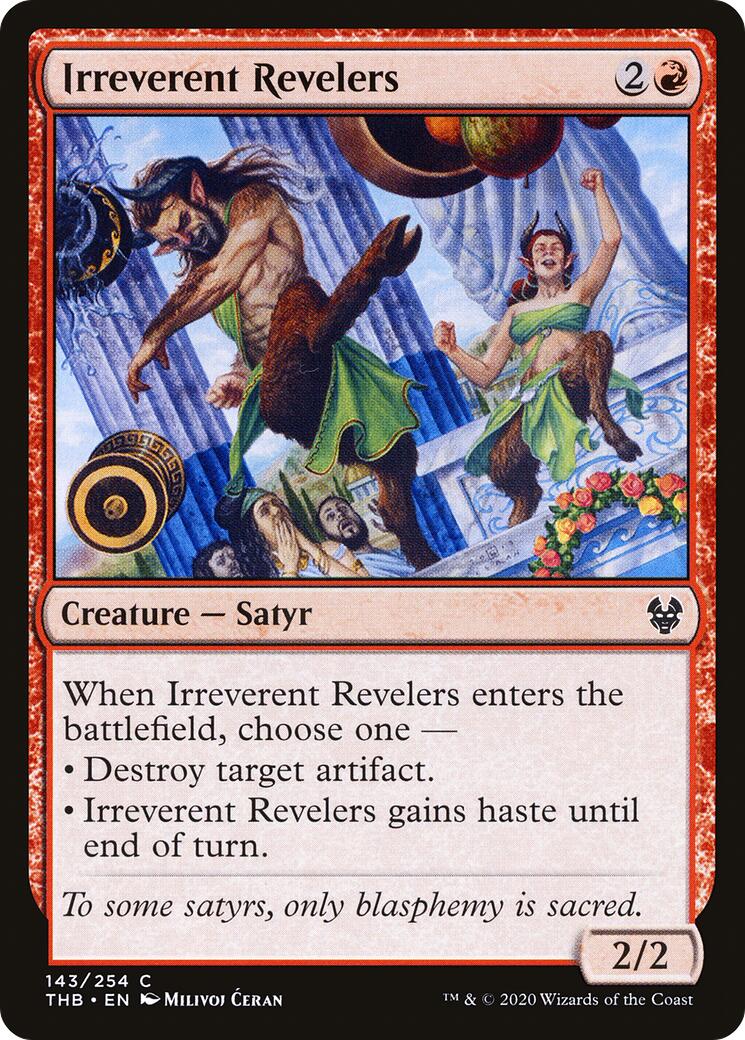Irreverent Revelers [THB - 143] - Cartes Sportives Rive Sud