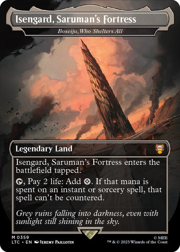 Isengard, Saruman's Fortress - Boseiju, Who Shelters All [LTC - 359] - Cartes Sportives Rive Sud