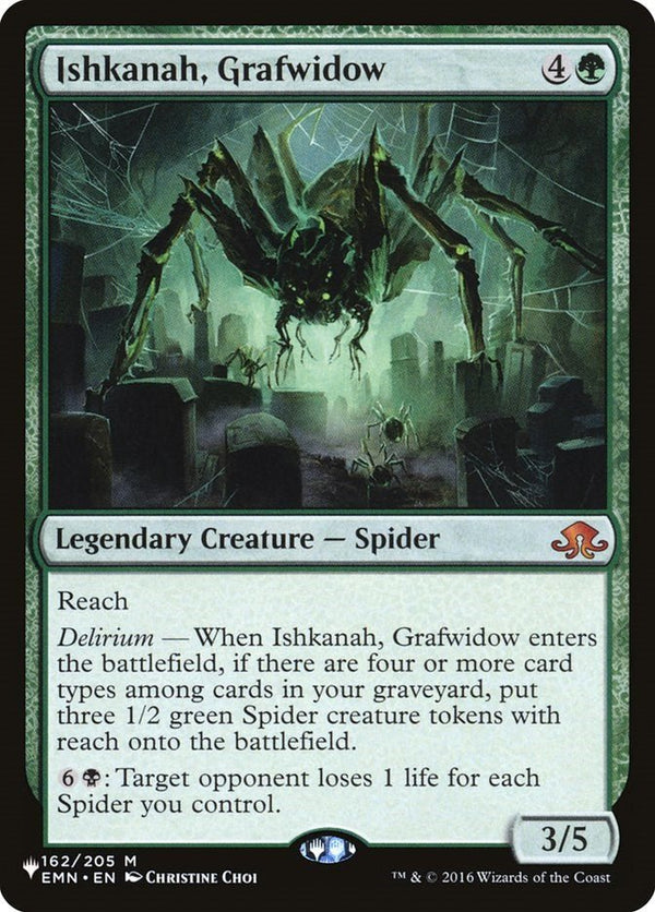 Ishkanah, Grafwidow [LIST - 162] - Cartes Sportives Rive Sud