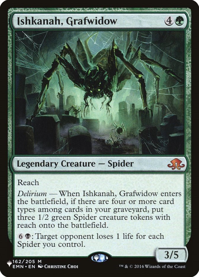 Ishkanah, Grafwidow [LIST - 162] - Cartes Sportives Rive Sud