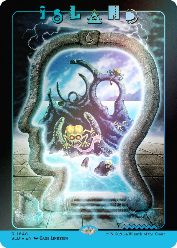 Island (1648) (Rainbow Foil) [SLD - 1648] - Cartes Sportives Rive Sud