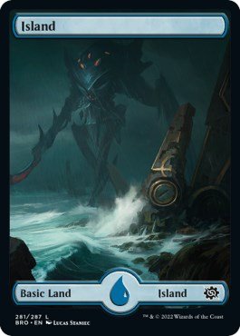 Island (281) - Full Art [BRO - 281] - Cartes Sportives Rive Sud