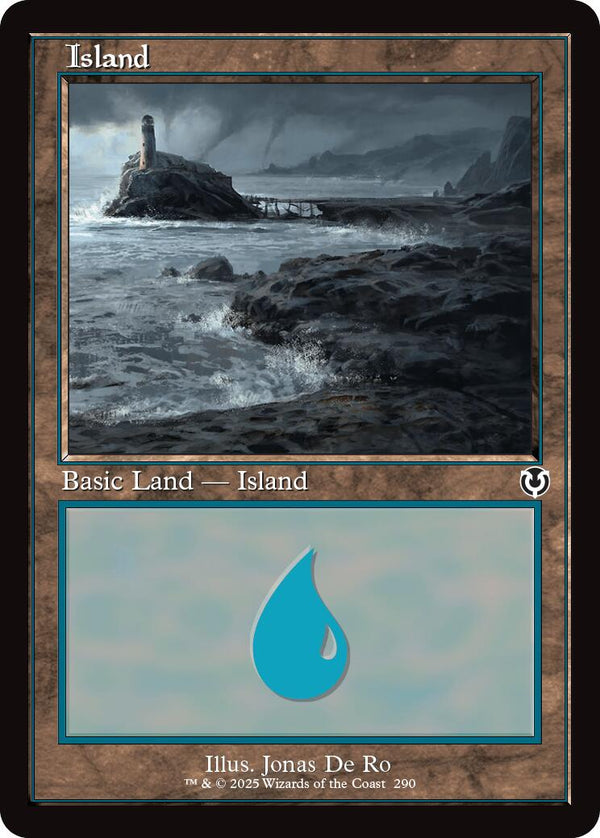 Island (290) (Retro Frame) [INR - 290] - Cartes Sportives Rive Sud