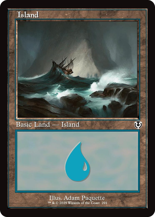 Island (291) (Retro Frame) [INR - 291] - Cartes Sportives Rive Sud